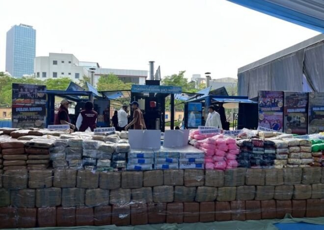 Presiden Prabowo Akan Pimpin Pemusnahan 214,84 Ton Narkoba