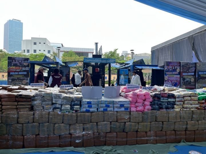 Presiden Prabowo Akan Pimpin Pemusnahan 214,84 Ton Narkoba