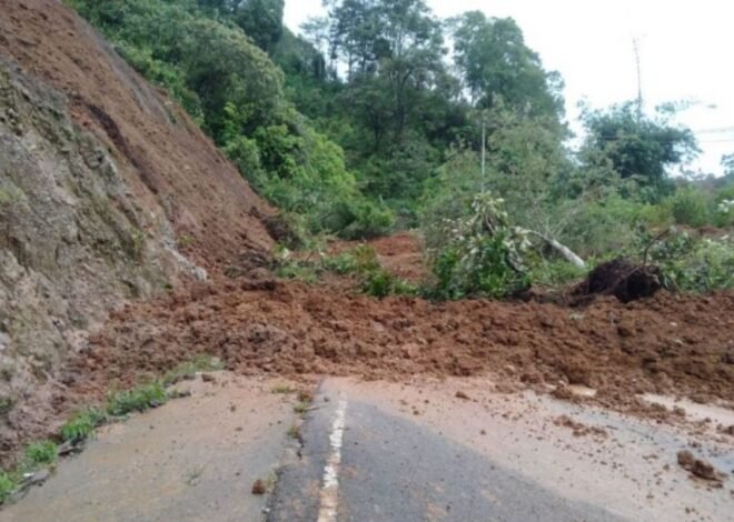 Jalan Provinsi Lubuk Basung–Bukittinggi Tertimbun Longsor, BPBD Evakuasi Warga