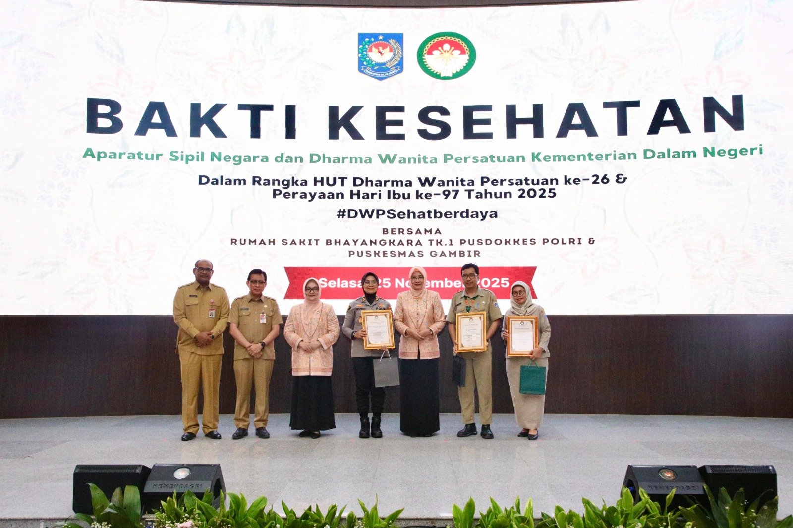 HUT Ke-26 DWP Kemendagri: Cek Kesehatan Gratis, Donor Darah, dan Bazar Pangan Murah untuk ASN
