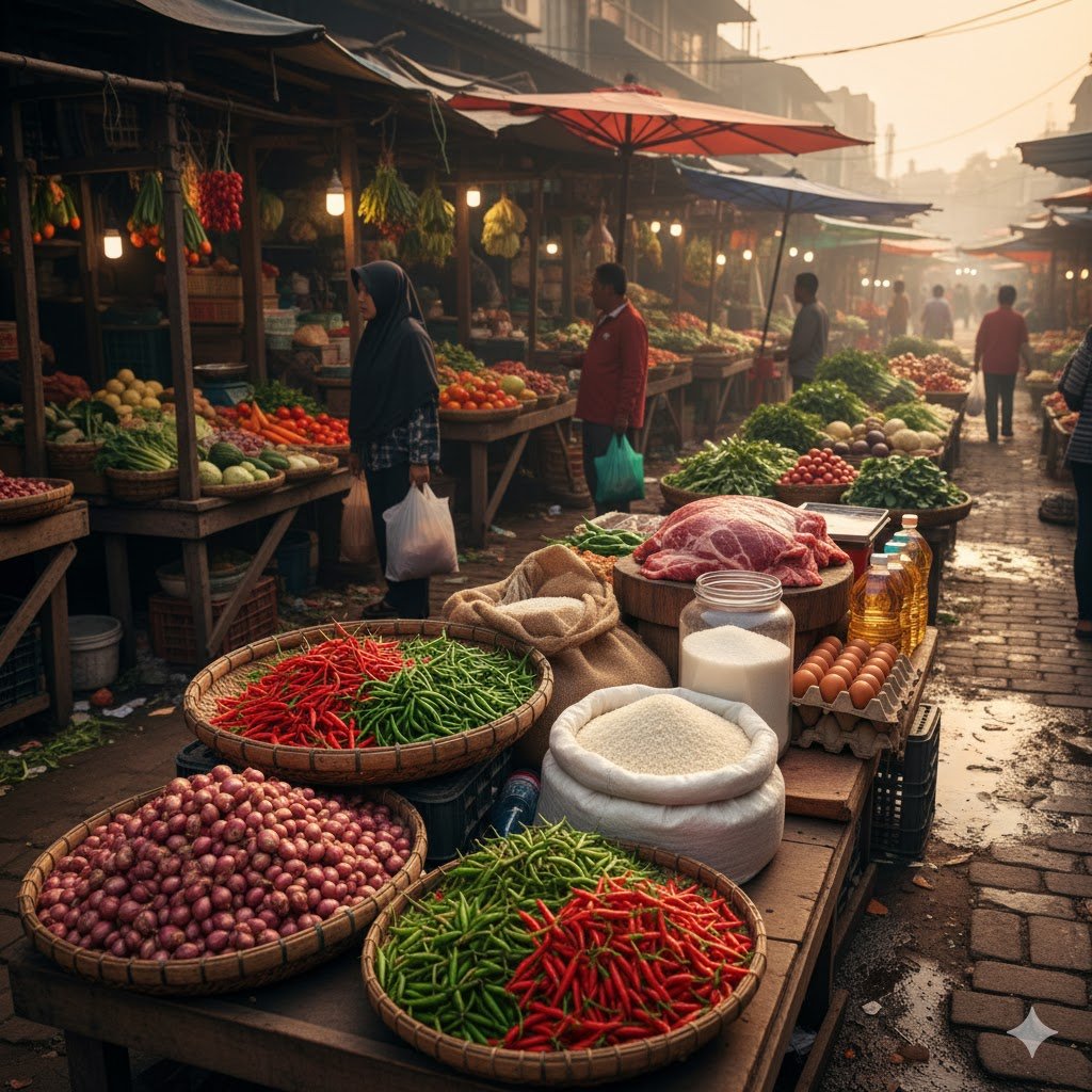 Harga Pangan Nasional November 2025: Bawang, Cabai, Daging, dan Minyak Goreng