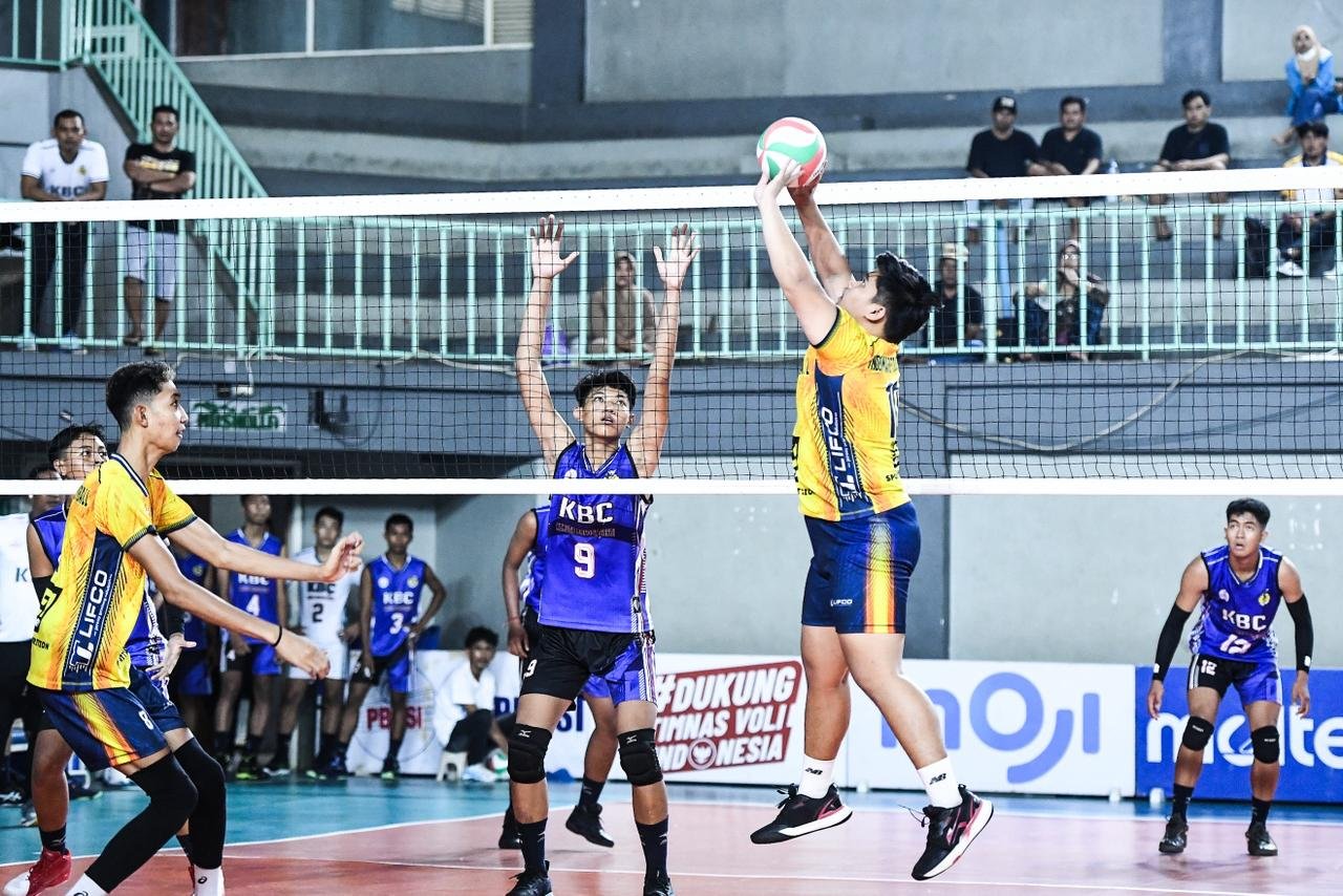 Bharata Muda Juara Pul D dan Lolos ke 16 Besar Kejurnas Voli U-19 2025