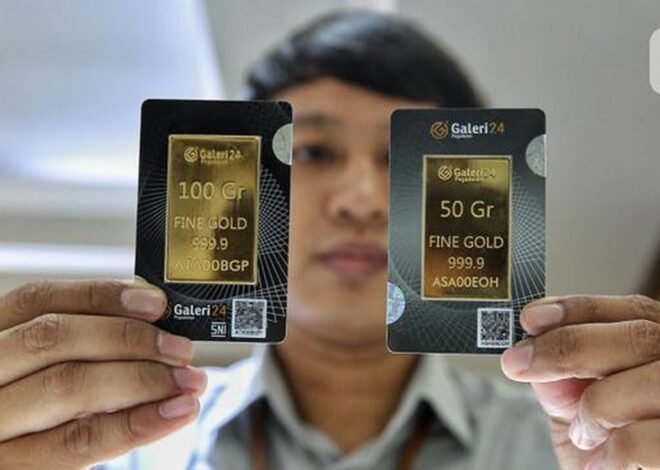 Harga Emas UBS dan Galeri24 Naik, 1 Gram Emas UBS Tembus Rp2.482.000