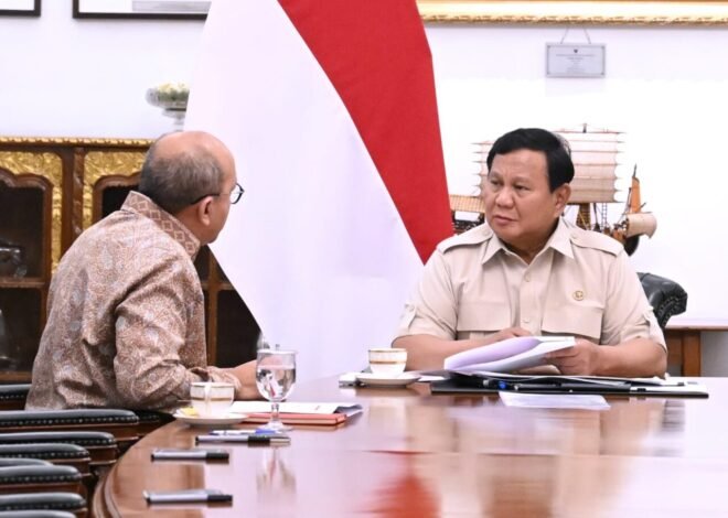 Presiden Prabowo Terima Laporan Pembangunan Kampung Haji Indonesia di Mekkah
