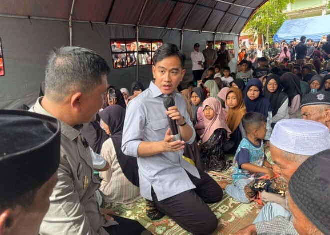 Wapres Gibran Tekankan Gotong Royong Percepat Pemulihan Pascabencana di Gayo Lues