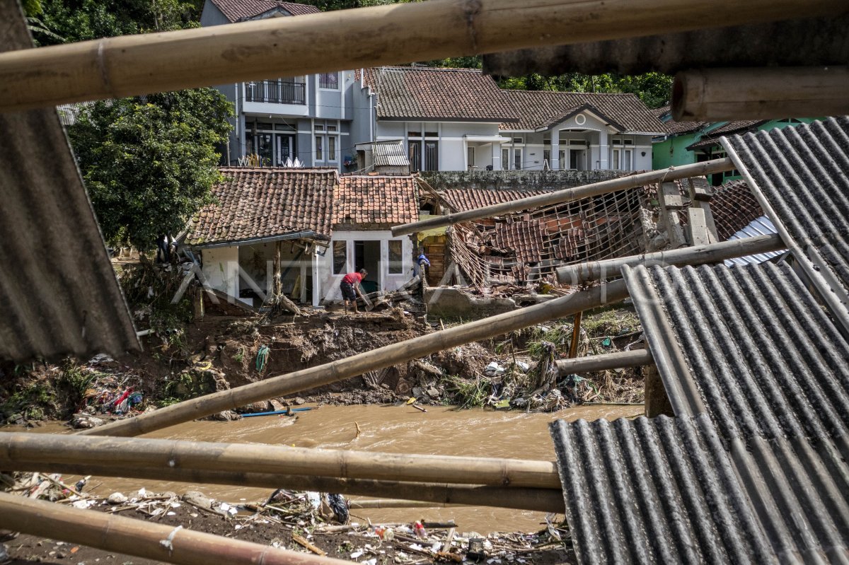Banjir Bandang dan Longsor Terjang Kabupaten Bandung Barat, Objek Wisata dan Sawah Tergenang