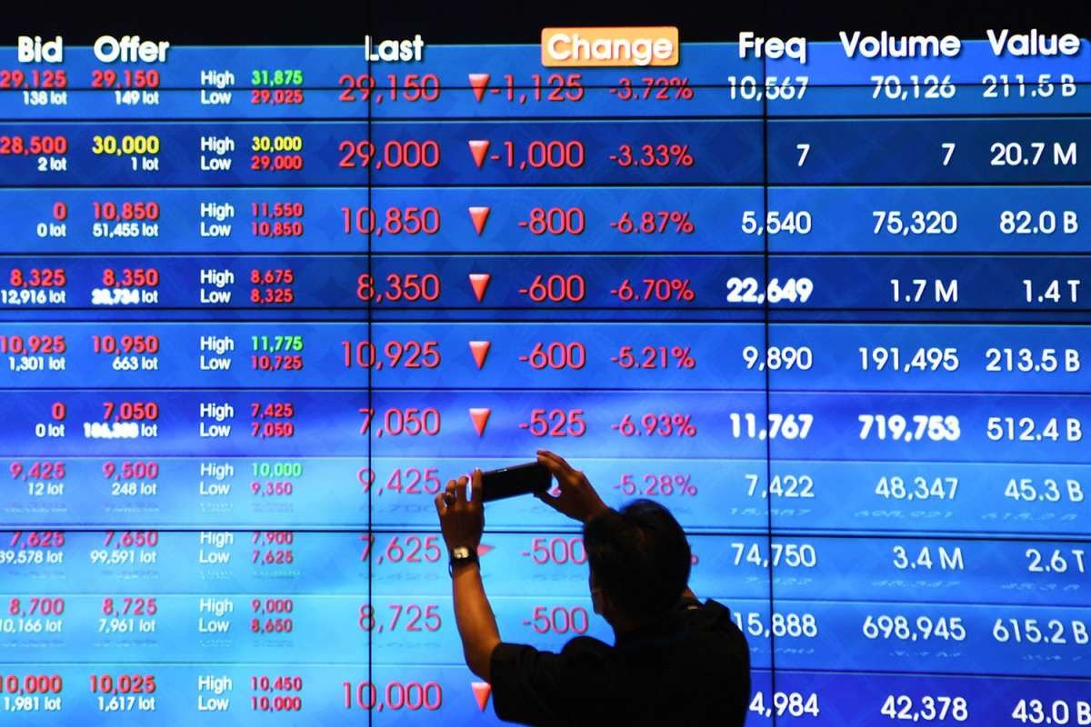 IHSG Koreksi 0,83%, Saham PJHB hingga BEEF Masuk Daftar Top Losers