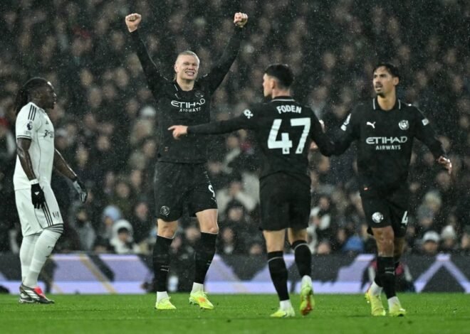 Manchester City Menang Dramatis 5-4 atas Fulham: Sembilan Gol Hujani Craven Cottage