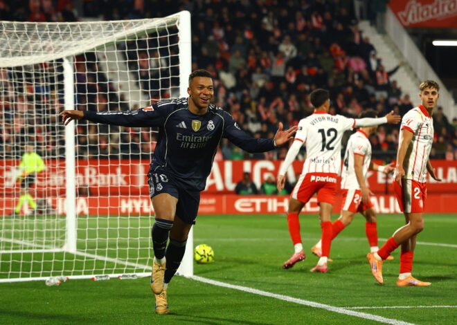 Real Madrid Ditahan Girona 1-1, Penalti Mbappe Selamatkan Los Blancos