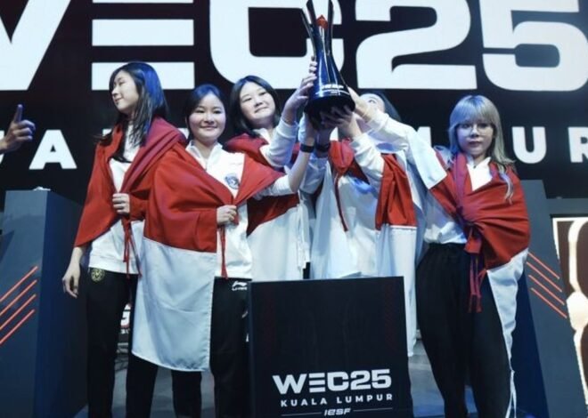 Timnas MLBB Putri Indonesia Juara IESF WEC 2025 Usai Kalahkan Kamboja 3-0