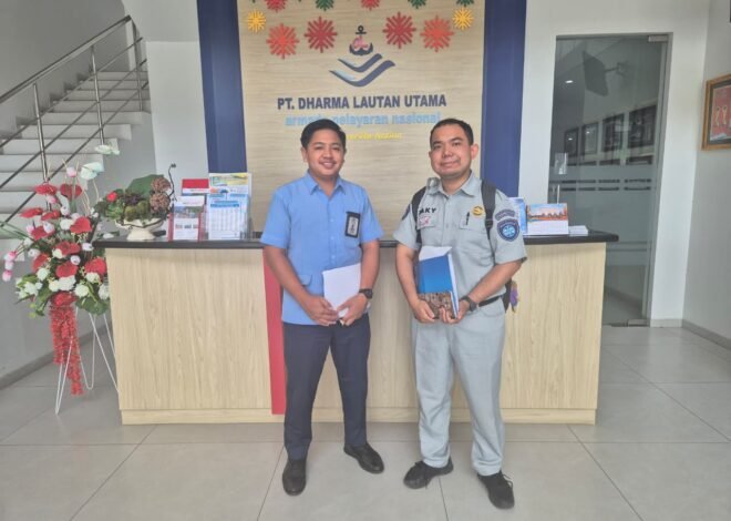 Sinergi Keselamatan Transportasi Laut, Jasa Raharja NTB Lakukan Kunjungan CRM ke PT. Dharma Lautan Utama