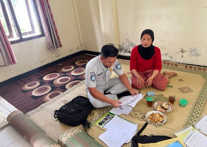 KPJR Tk II Sleman Gerak Cepat Serahkan Santunan Korban Pejalan Kaki di Jalan Pakem–Cangkringan