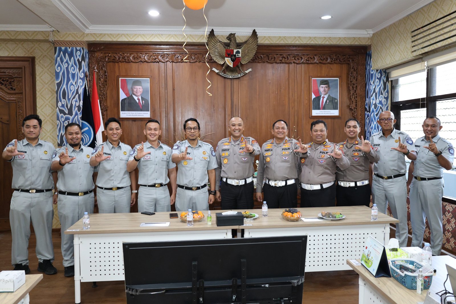 Jasa Raharja Kanwil DIY Menerima Kunjungan Audiensi Dirlantas Polda DIY