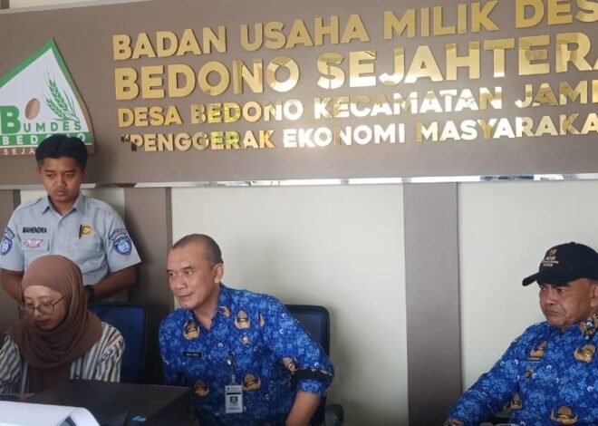 Jasa Raharja Ungaran Optimalkan LayananSamsat Budiman melalui Monitorting di BUMdes Bedono Sejahtera