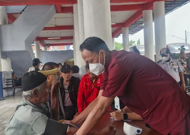 Jasa Raharja Gelar Layanan Kesehatan Gratis Di Teminal Bus Kota Bekasi