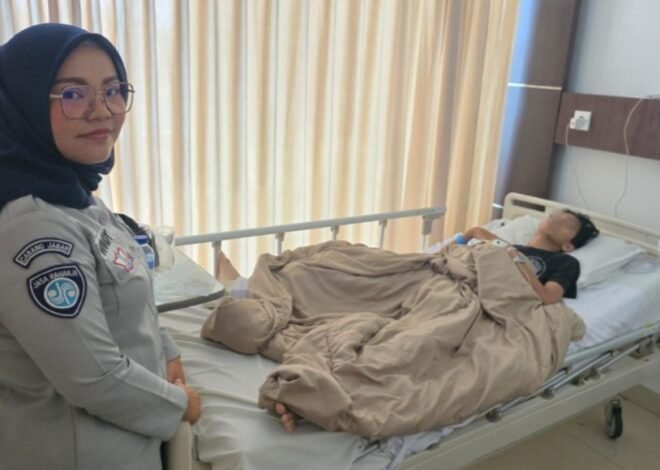 Wujud Kepedulian, Jasa Raharja Kanwil Jawa Barat Hadir Dampingi Korban Kecelakaan di Kabupaten Bandung Barat