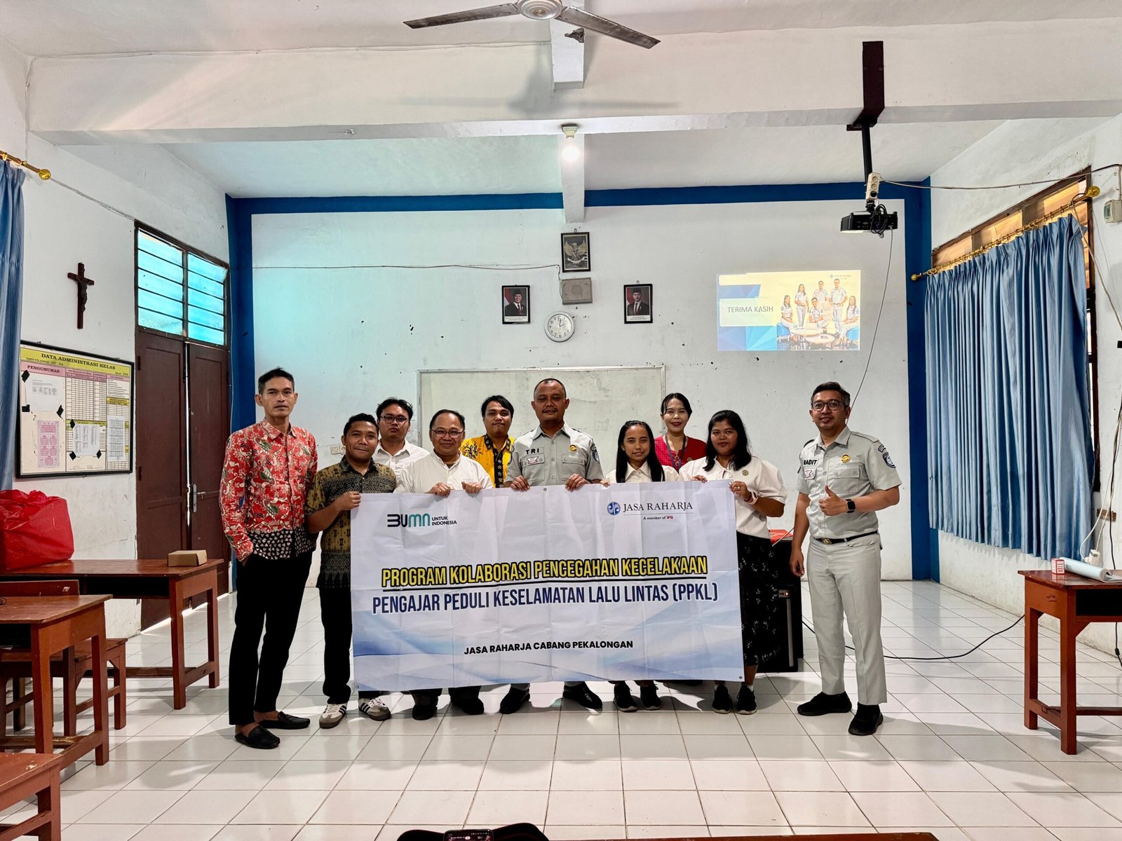 Libatkan Guru Jadi Agen Keselamatan, Jasa Raharja Pekalongan Gelar Program PPKL di SMA Pangudi Luhur Pemalang