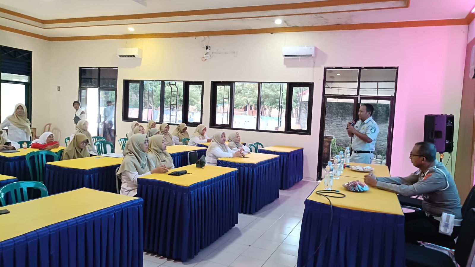 Jasa Raharja Laksanakan Kegiatan Pengajar Peduli Keselamatan Lalu Lintas di SMAN 1 Ngrambe Ngawi