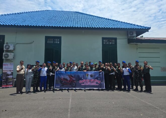 Jasa Raharja NTB Turut Berpartisipasi dalam Giat Safety Riding Bersama Astra Honda di Denpom IX/2 Mataram