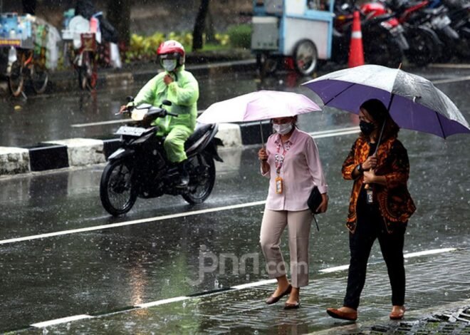 BMKG Prakirakan Hujan di Mayoritas Wilayah Indonesia, Waspadai Petir dan Hujan Lebat
