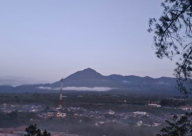 Aktivitas Gempa Meningkat, Gunung Burni Telong Aceh Berstatus Siaga