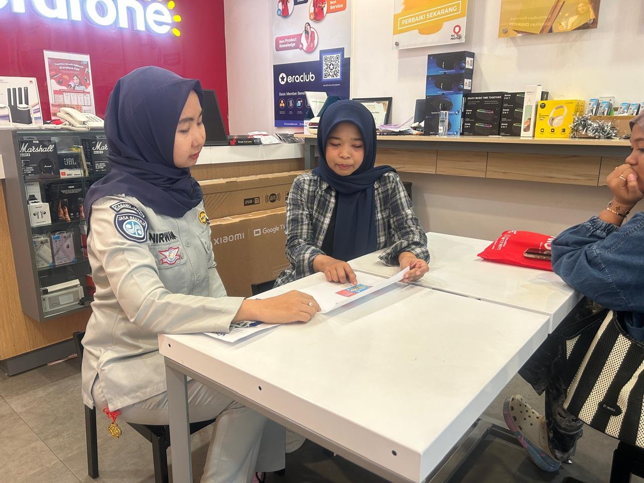 Penanggung Jawab Samsat Pelabuhan Ratu Lakukan Penjajakan Kerja Sama Merchant dengan Erafone Pelabuhan Ratu