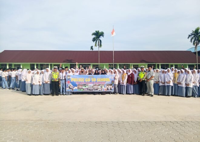 Jasa Raharja dan Satlantas Polresta Tanjungpinang Gelar PPKL di MAN Tanjungpinang