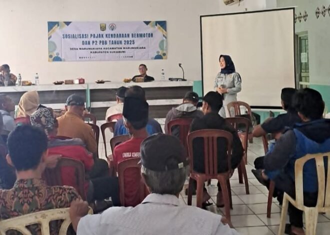 Tim Pembina Samsat Pelabihan Ratu Dorong Kesadaran Masyarakat melalui Sosialisasi Pajak Kendaraan Bermotor di Desa Warungkiara