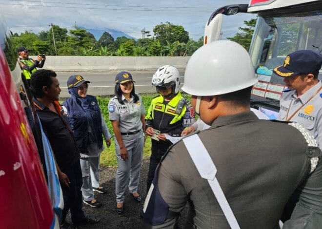 Libur Tahun Baru 2026, Jasa Raharja dan Stakeholder Kembali Laksanakan Ramp Check Kendaraan di Rest Area Jagorawi Km 45 Ciawi