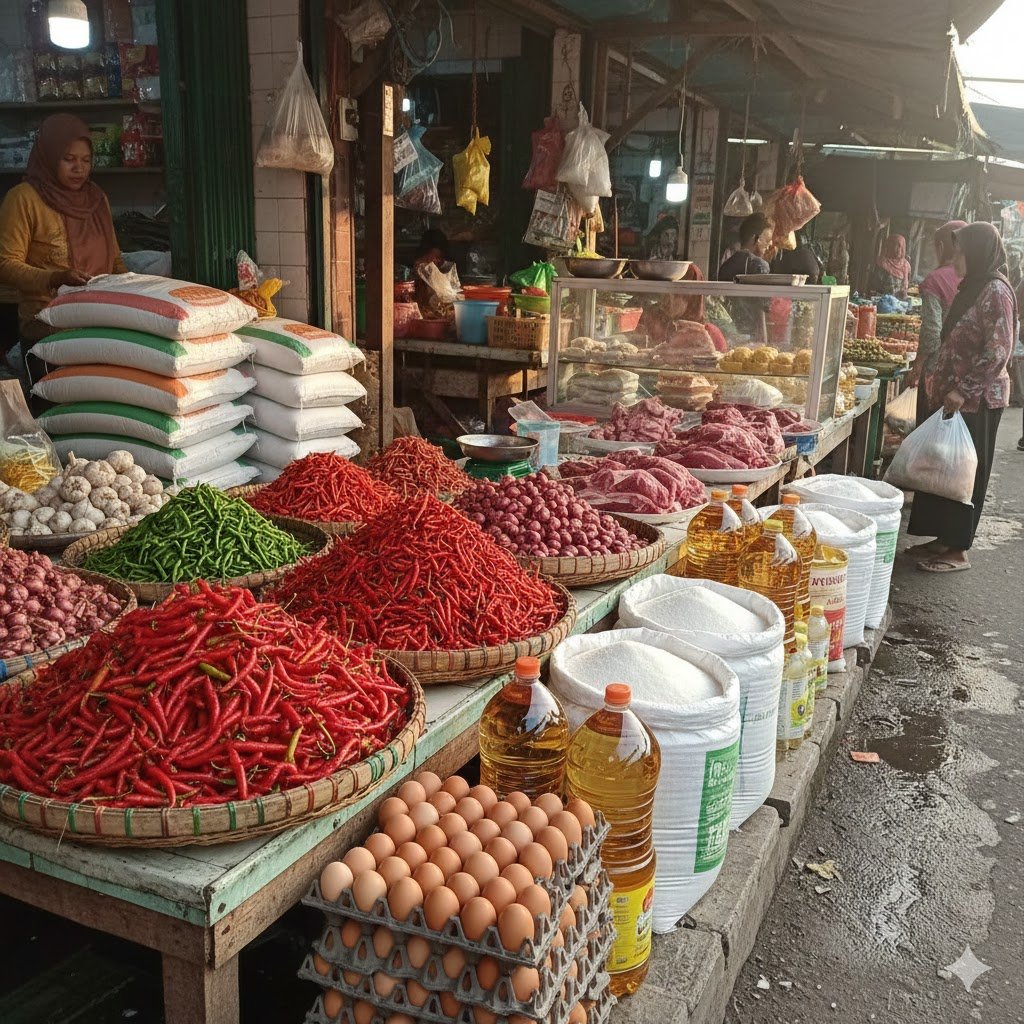 PIHPS Catat Harga Cabai Rawit Rp70.500/kg, Harga Pangan Lainnya Stabil