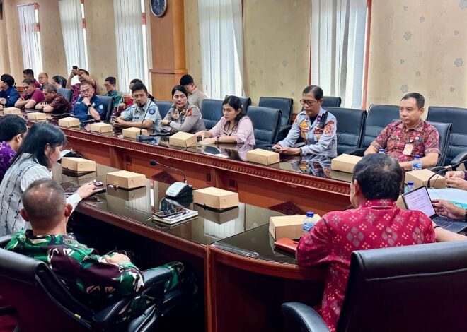 PT Jasa Raharja Kanwil Bali Hadiri Rapat Koordinasi Persiapan Angkutan Lebaran 2026 di Denpasar