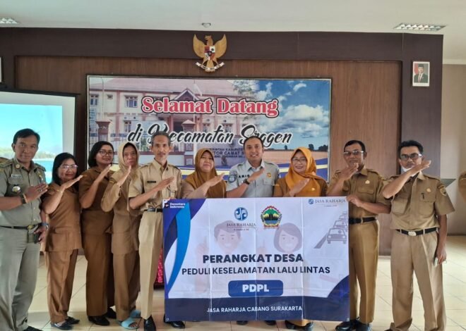 Tingkatkan Peran Perangkat Desa, Jasa Raharja Surakarta Gelar Sosialisasi PDPL dan Pelatihan PPGD di Sragen
