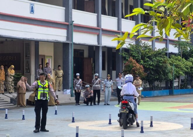 Jasa Raharja Sukoharjo, Satlantas Polres Sukoharjo dan Dishub Sukoharjo Tanamkan Budaya Safety Riding di SMK Negeri 1Sukoharjo