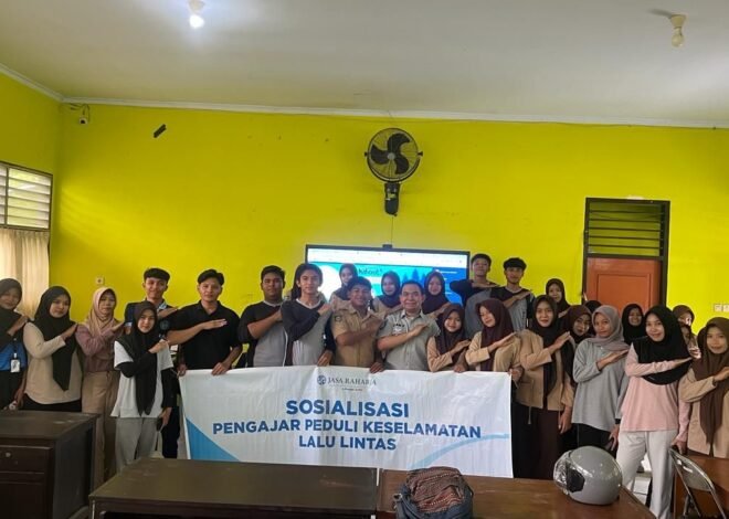 Jasa Raharja NTB Gelar PPKL untuk Guru SMAN 1 Kediri, Perkuat Budaya Tertib Lalu Lintas