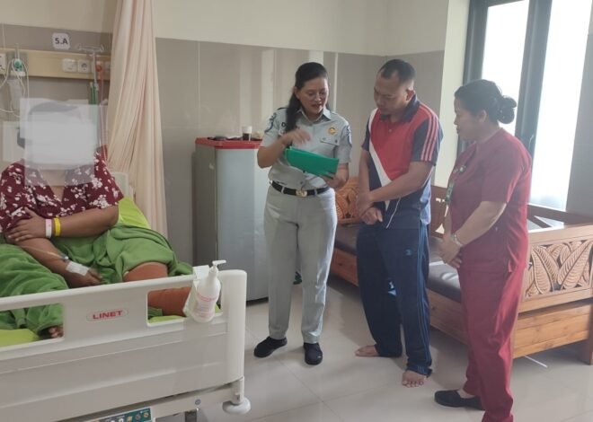 Jasa Raharja Laksanakan Kunjungan ke RSAD Udayana dan Serahkan Jaminan Biaya Rawatan Korban Laka Lantas