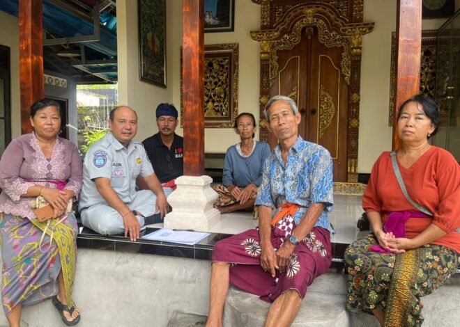 Jasa Raharja Bali Laksanakan Survei Ahli Waris Korban Kecelakaan di Mawang Lodtunduh, Ubud