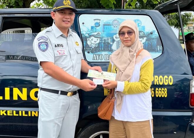 Tingkatkan Kesadaran Wajib Pajak, Operasi Gabungan di Wates Jaring Puluhan Kendaraan