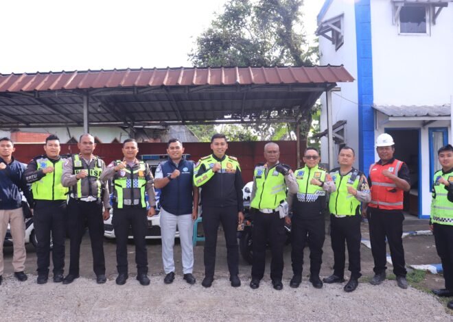 Jasa Raharja Cabang Sukabumi Dampingi Satlantas Polres Sukabumi  Survey Jalur Rawan Laka dan Macet, Hadirkan Alternatif Jalan Aman dan Lancar