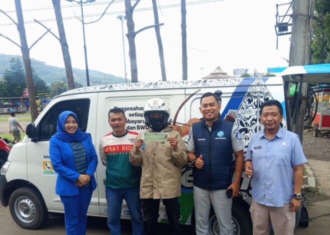 SARIMBIT Hadir di Taman Kota Cibadak, Layanan Bayar Pajak Kendaraan Bermotor Sambil Ngabuburit