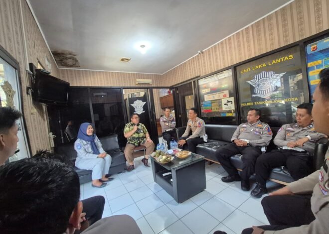 PT Jasa Raharja Laksanakan Anjangsana ke Unit Gakkum Polres Kota Tasikmalaya, Dorong Percepatan LP IRSMS dan Kepatuhan PKB dan SWDKLLJ