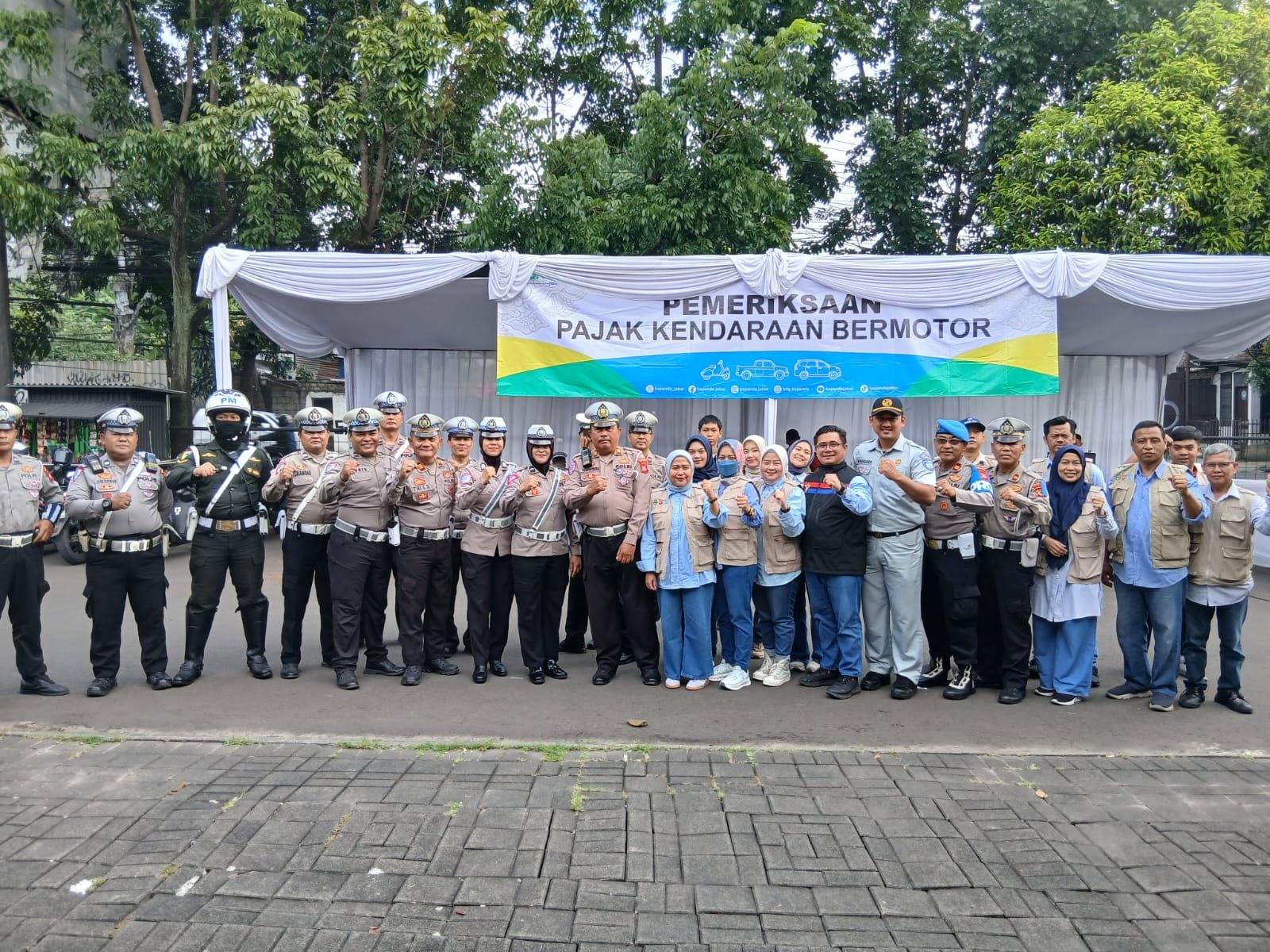 Perkuat Sinergi Operasi Gabungan Bersama, Jasa Raharja Bandung Bersama Tim Pembina Samsat Soekarno Hatta