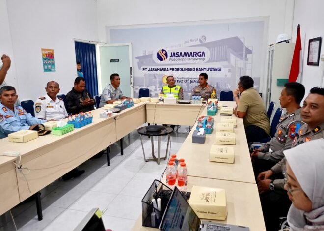 Jasa Raharja hadiri Rapat Koordinasi FKLL Bahas terkait Kesiapan Pengamanan Idul Fitri 2026 dan Survey Jalur Tol Probolinggo Banyuwangi 