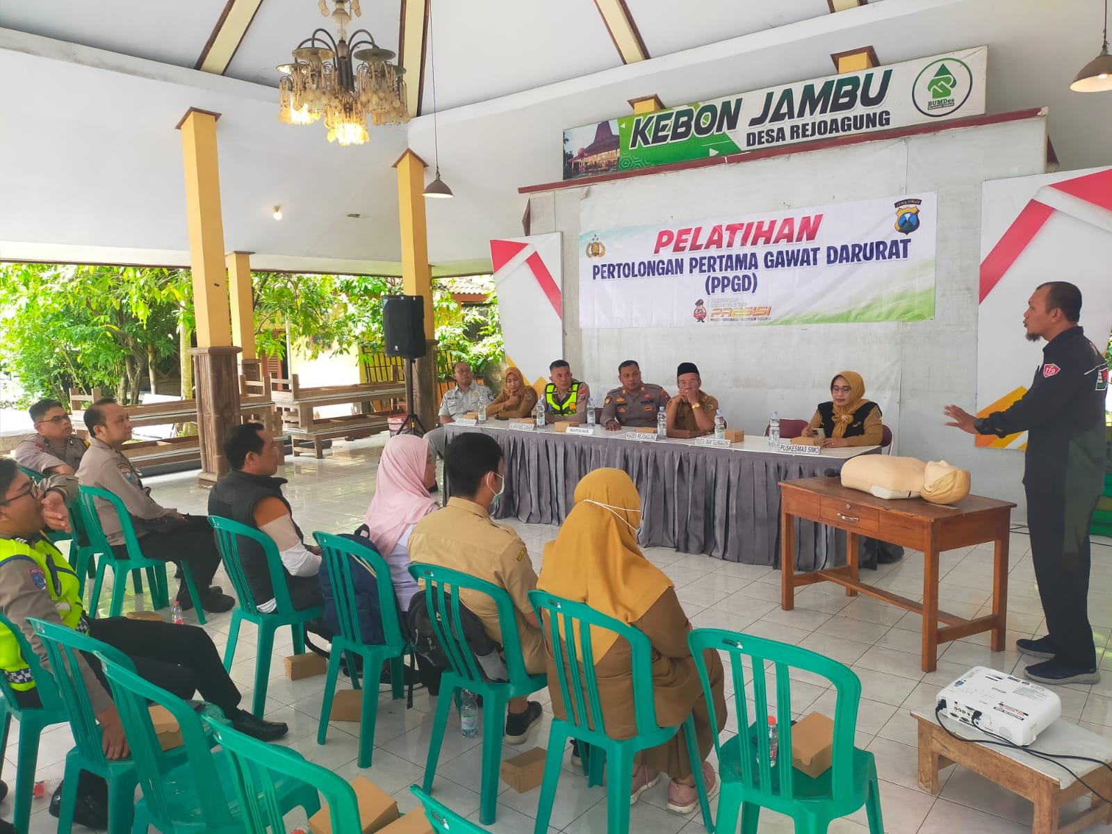 Jasa Raharja Berikan Sosialisasi Jaminan Kecelakaan pada Kegiatan PPGD di Kecamatan Kedungwaru Tulungagung