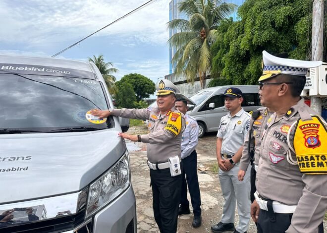 Tekan Risiko Kecelakaan Lalu Lintas, Ditlantas Polda Kaltim Bersama Jasa Raharja dan Stakeholder Intensifkan Rampcheck Angkutan Umum