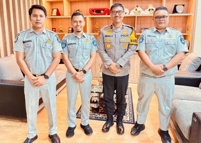 Silaturahmi dan Koordinasi: Kepala Cabang Jasa Raharja Tarakan Perkuat Kolaborasi dengan Polda Kaltara