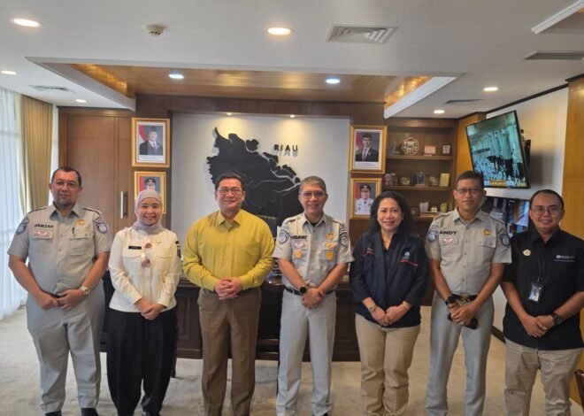 Jasa Raharja Riau Audiensi Kepada Sekda Provinsi Riau Bahas Peningkatan Pelayanan Kesamsatan