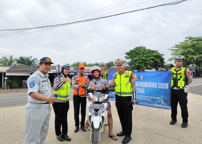 PJJR Samsat Mesuji Gelar Operasi Keselamatan Krakatau 2026, Hadirkan Sosialisasi dan Pemeriksaan Kesehatan Gratis