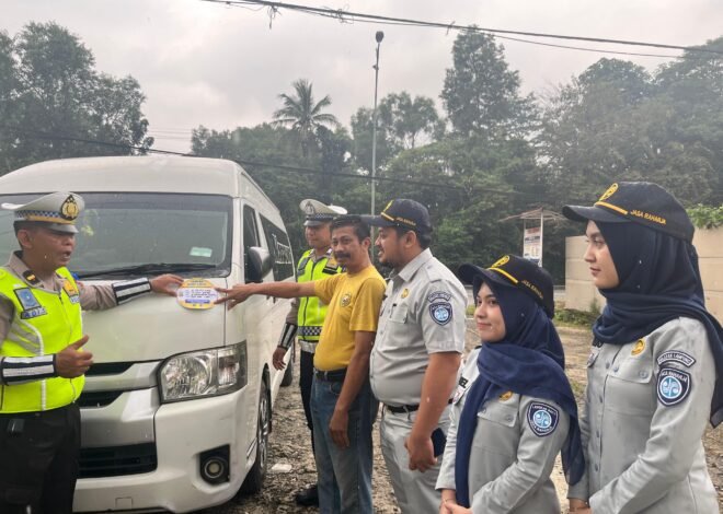 Rampcheck Angkutan Umum di PO Marpaung Rajabasa, Pastikan Kelayakan Jalan dalam Operasi Keselamatan Krakatau 2026