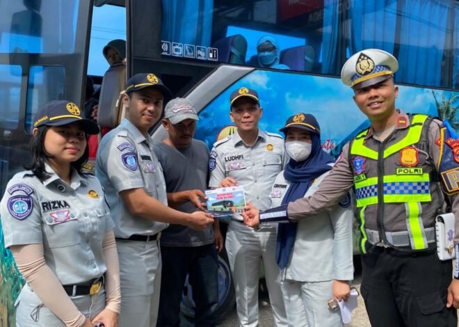 Jasa Raharja Lampung Terlibat Aktif dalam Rampcheck Angkutan Umum di Lampung Selatan