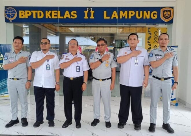 Jasa Raharja Wilayah Lampung Perkuat Koordinasi PAM Lebaran Melalui Kunjungan ke BPTD Kelas II Lampung